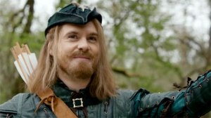Tom Riley as the smiling Robin Hood.